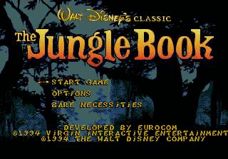 DAS DSCHUNGELBUCH screenshot 2 for Sega Mega Drive